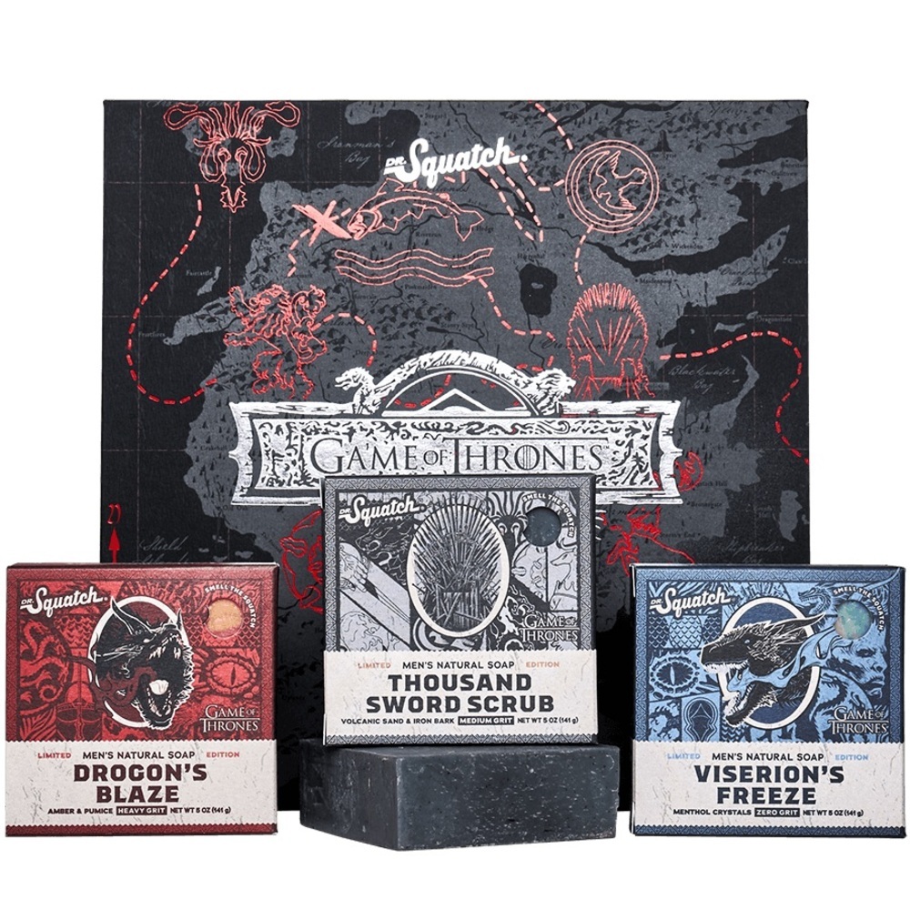Dr. Squatch Game of Thrones Soap Set